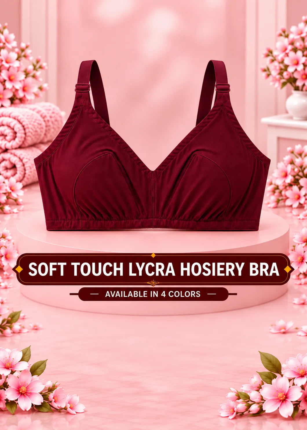 Soft Touch Lycra Hosiery Bra
