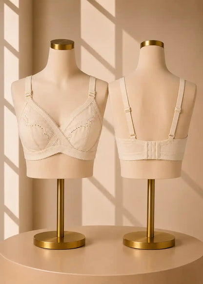 Soft Cotton Bra with Full Coverage Support