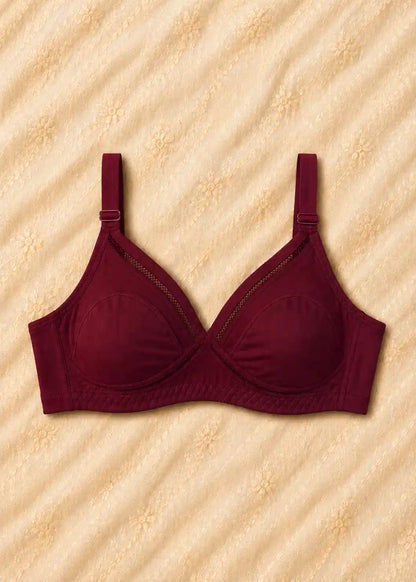 Summer Queen Soft Cotton Bra  Everyday Comfort with Elegant Style
