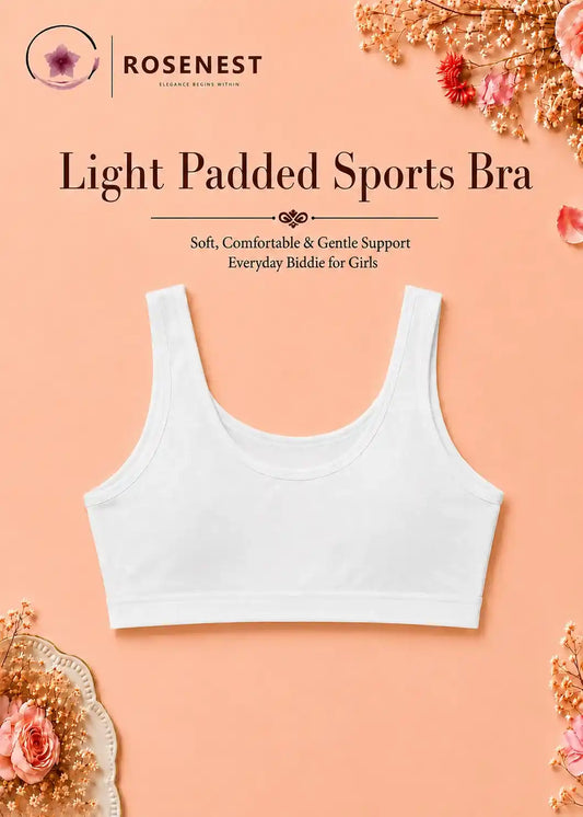 Light padded sports bra/ biddie