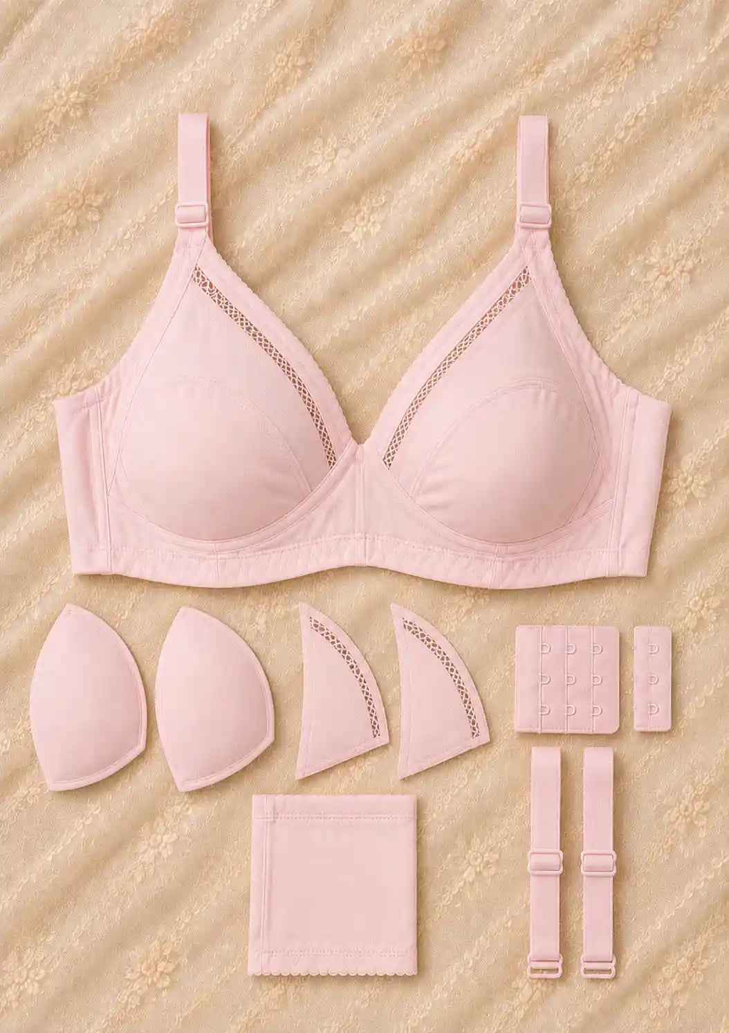 Summer Queen Soft Cotton Bra  Everyday Comfort with Elegant Style