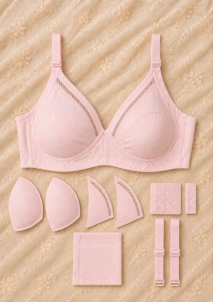 Summer Queen Soft Cotton Bra  Everyday Comfort with Elegant Style