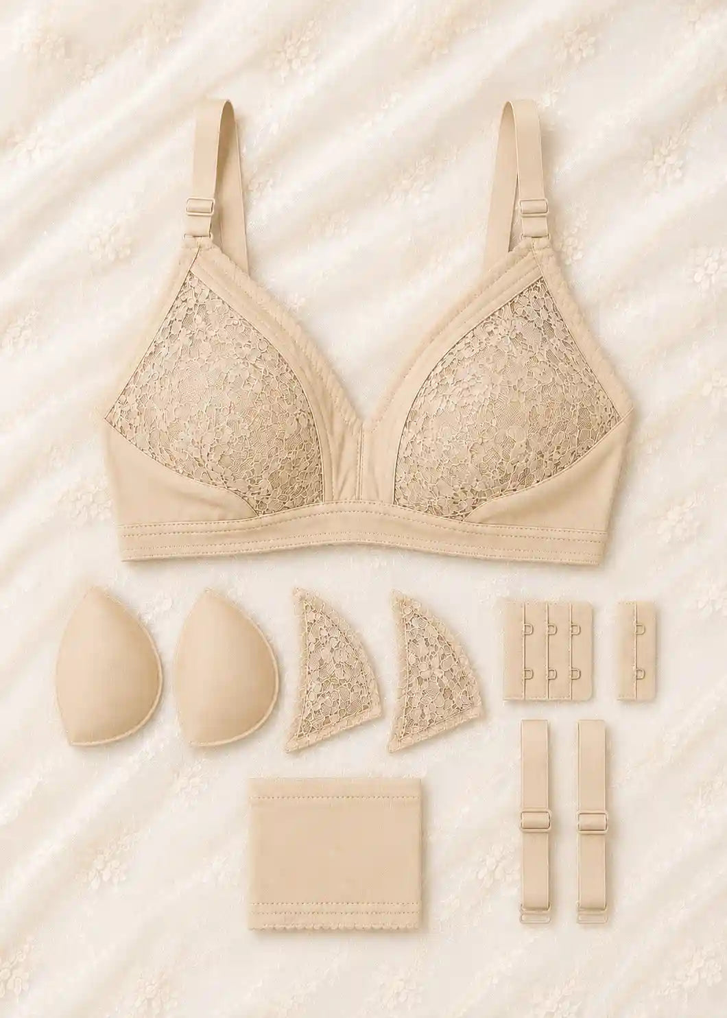 Half Net Comfort Bra Soft Support for Everyday Confidence