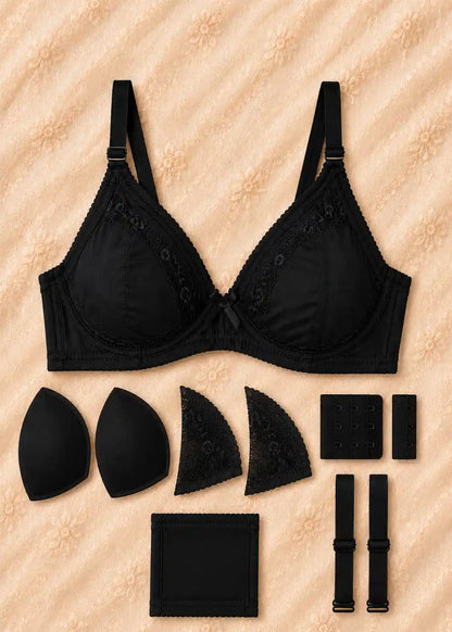China Embroidered Full Coverage Comfort Bra for Women