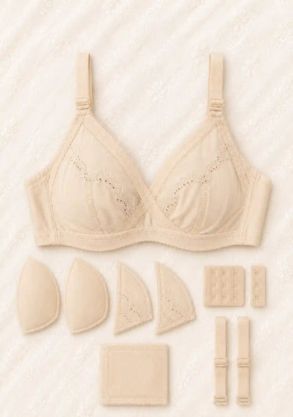 Soft Cotton Bra with Full Coverage Support