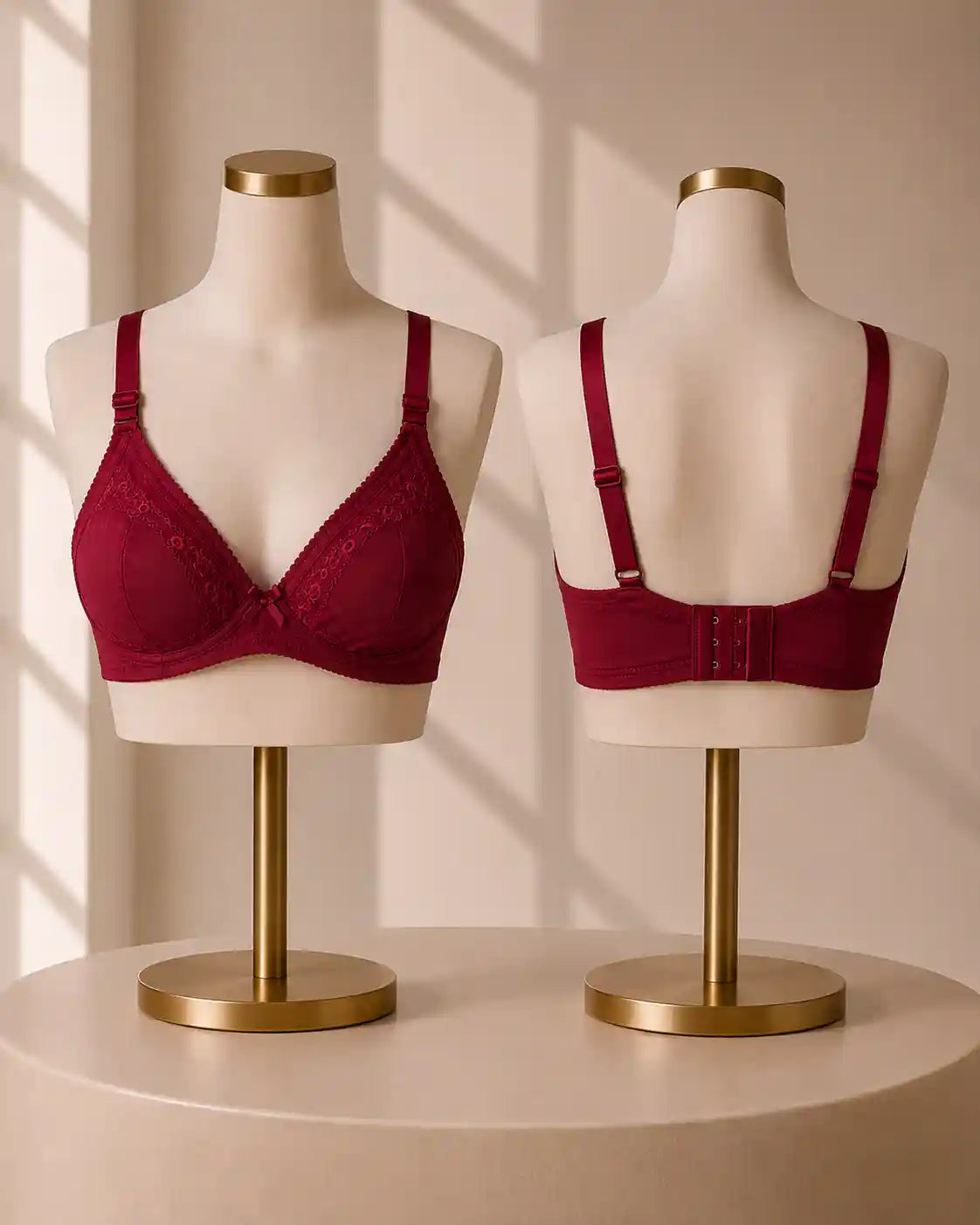 China Embroidered Full Coverage Comfort Bra for Women