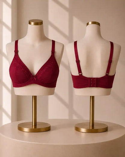China Embroidered Full Coverage Comfort Bra for Women