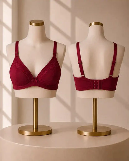 Premium Embroidered Full Coverage Bra Pack of 4