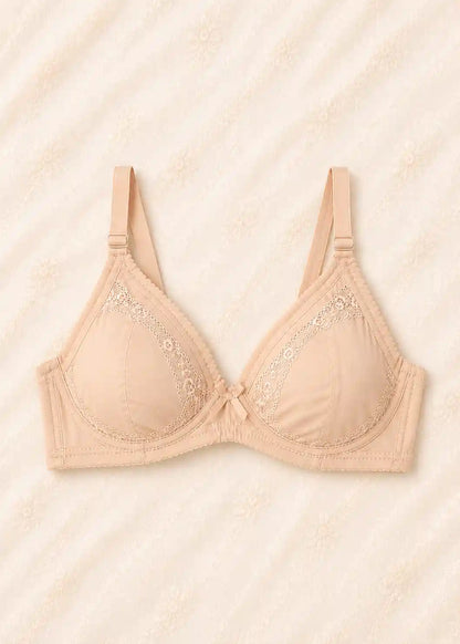 China Embroidered Full Coverage Comfort Bra for Women