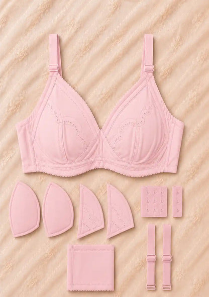Soft Cotton Bra with Full Coverage Support