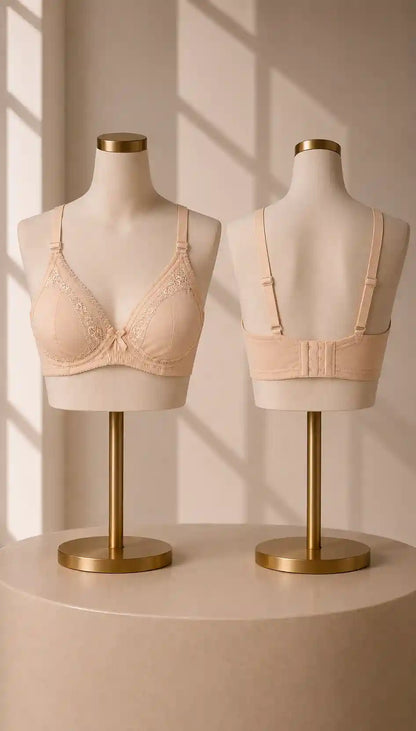 China Embroidered Full Coverage Comfort Bra for Women