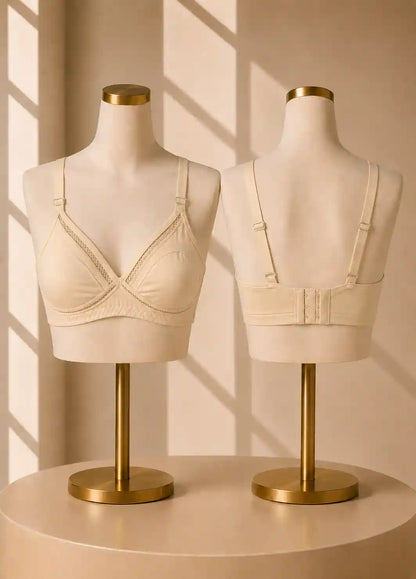 Summer Queen Soft Cotton Bra  Everyday Comfort with Elegant Style