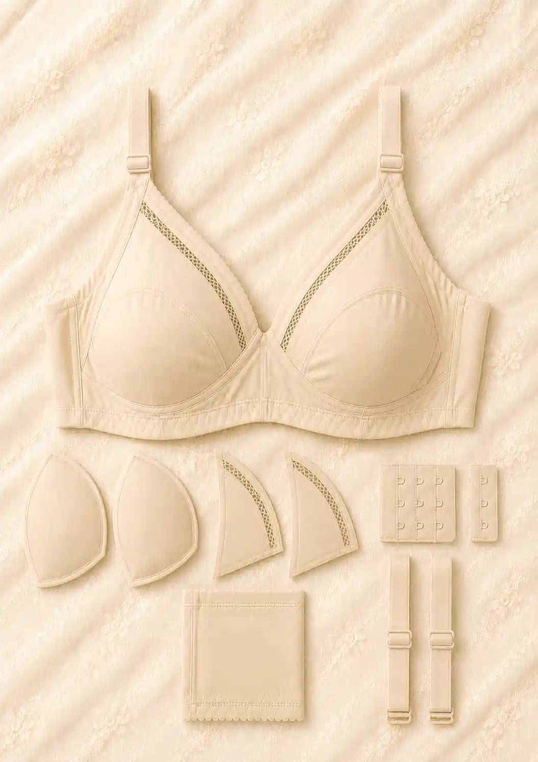 Summer Queen Soft Cotton Bra  Everyday Comfort with Elegant Style