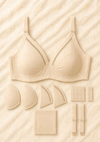 Summer Queen Soft Cotton Bra  Everyday Comfort with Elegant Style