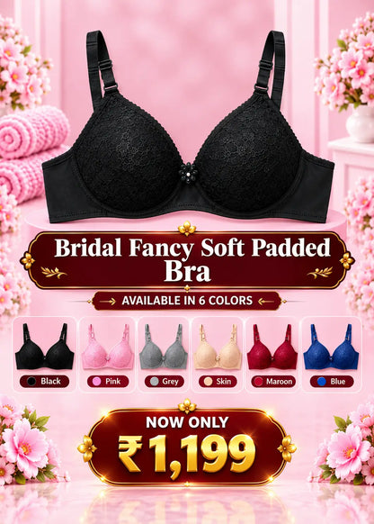 Bridal Fancy Soft Padded Bra