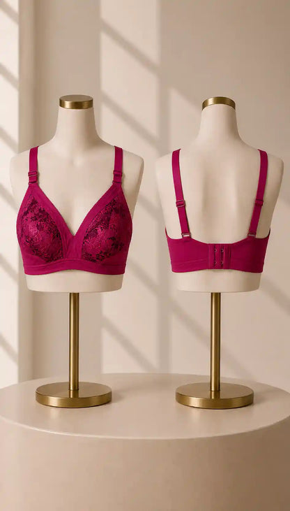 Half Net Comfort Bra Soft Support for Everyday Confidence