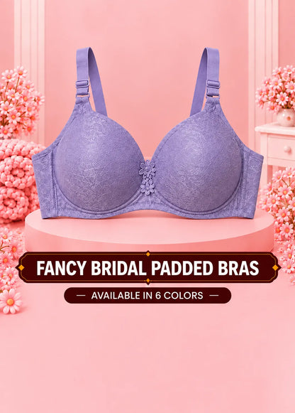 Fancy Bridal Padded Bras