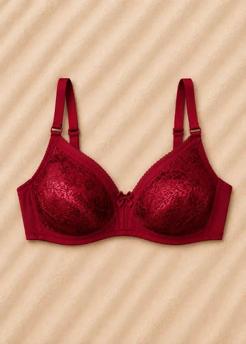 Full Net Comfort Bra Pack of 2 Navy Blue & Maroon