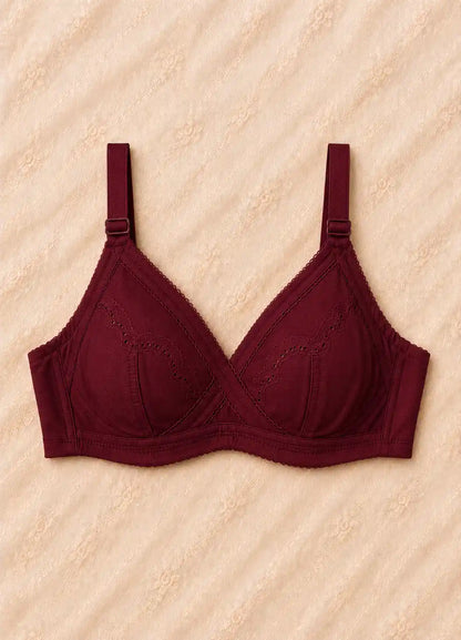 Soft Cotton Bra with Full Coverage Support