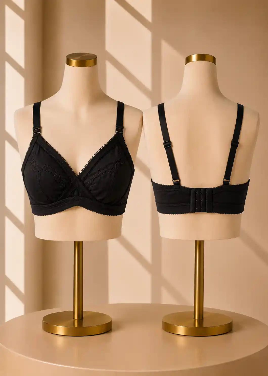Soft Cotton Bra with Full Coverage Support