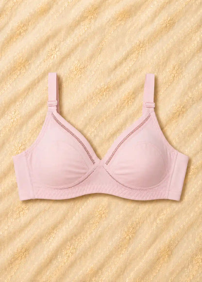 Summer Queen Soft Cotton Bra  Everyday Comfort with Elegant Style