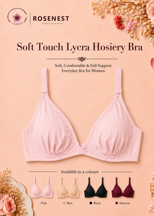 Soft Touch Lycra Hosiery Bra