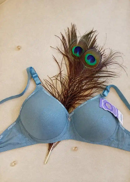 Fancy Jersey Push Up Bra / Padded