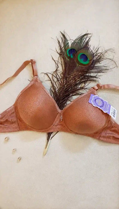 Fancy Jersey Push Up Bra / Padded
