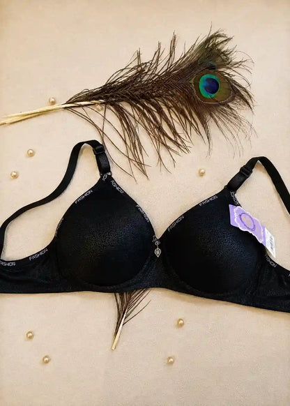 Fancy Jersey Push Up Bra / Padded
