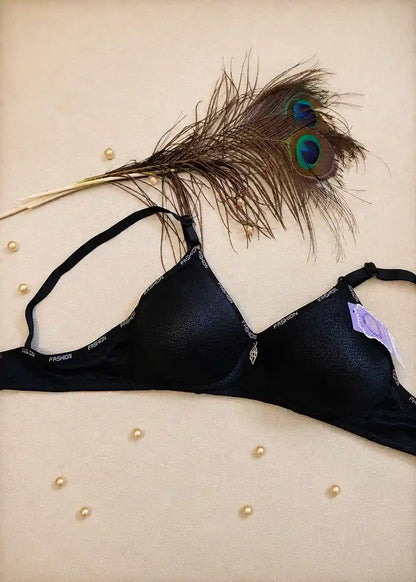 Fancy Jersey Push Up Bra / Padded