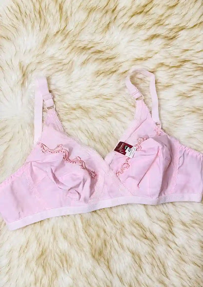Soft Cotton Bra with Full Coverage Support