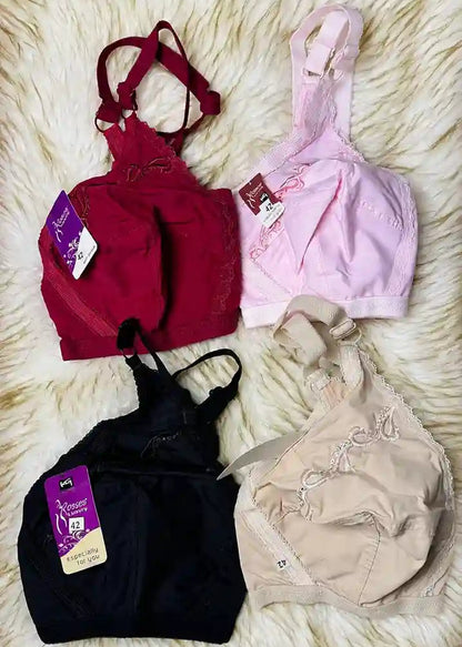 Soft Cotton Bra with Full Coverage Support