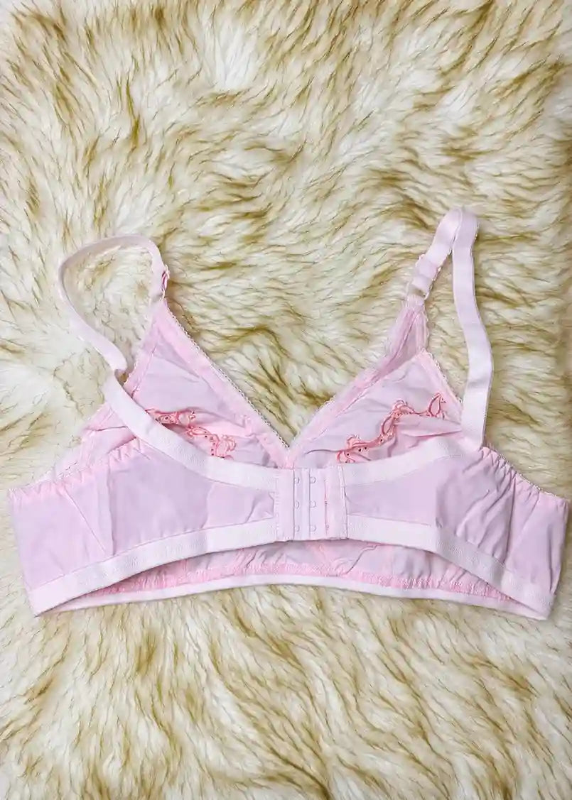 Soft Cotton Bra with Full Coverage Support