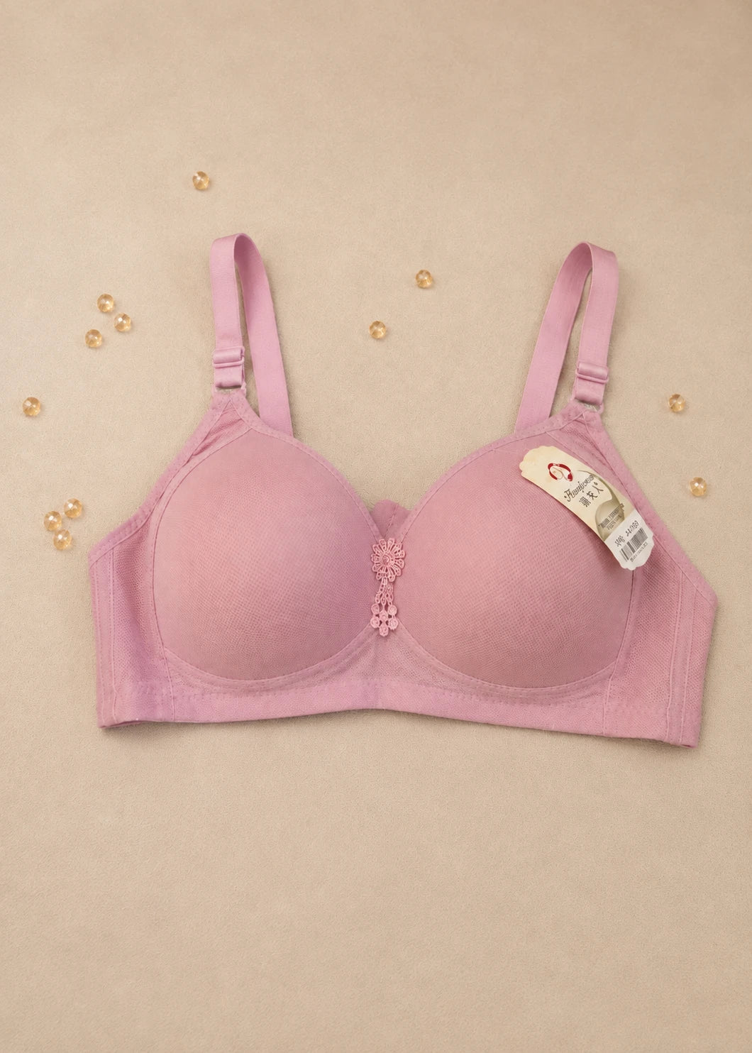 Net Padded Push Up Bra