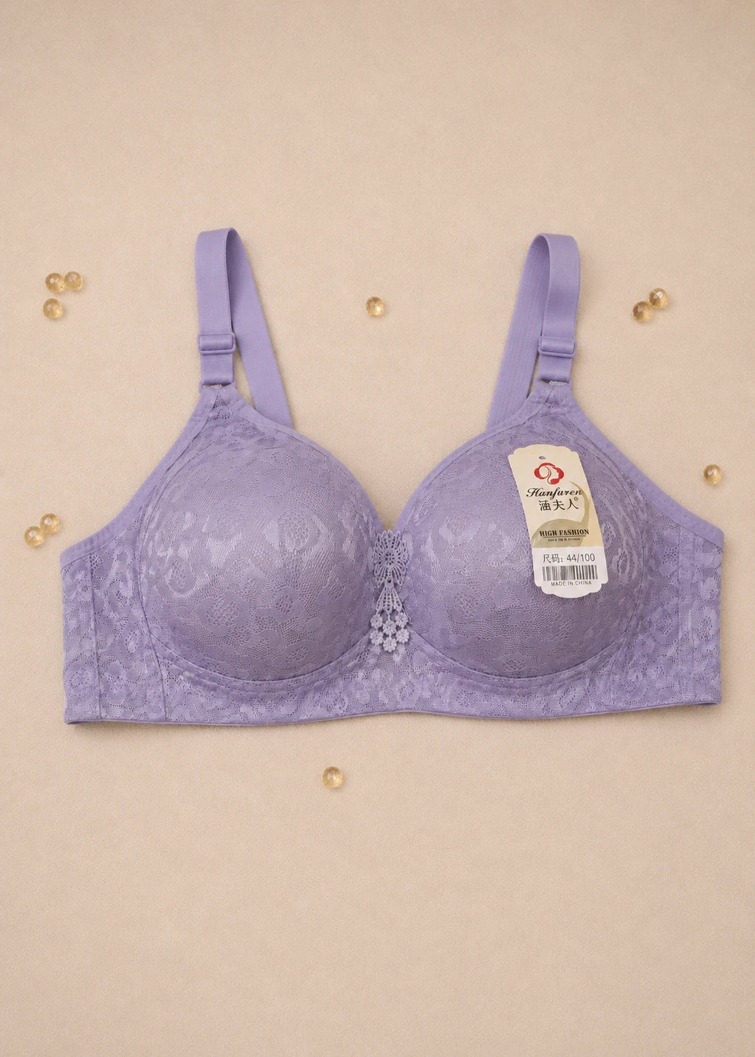 Net Padded Push Up Bra