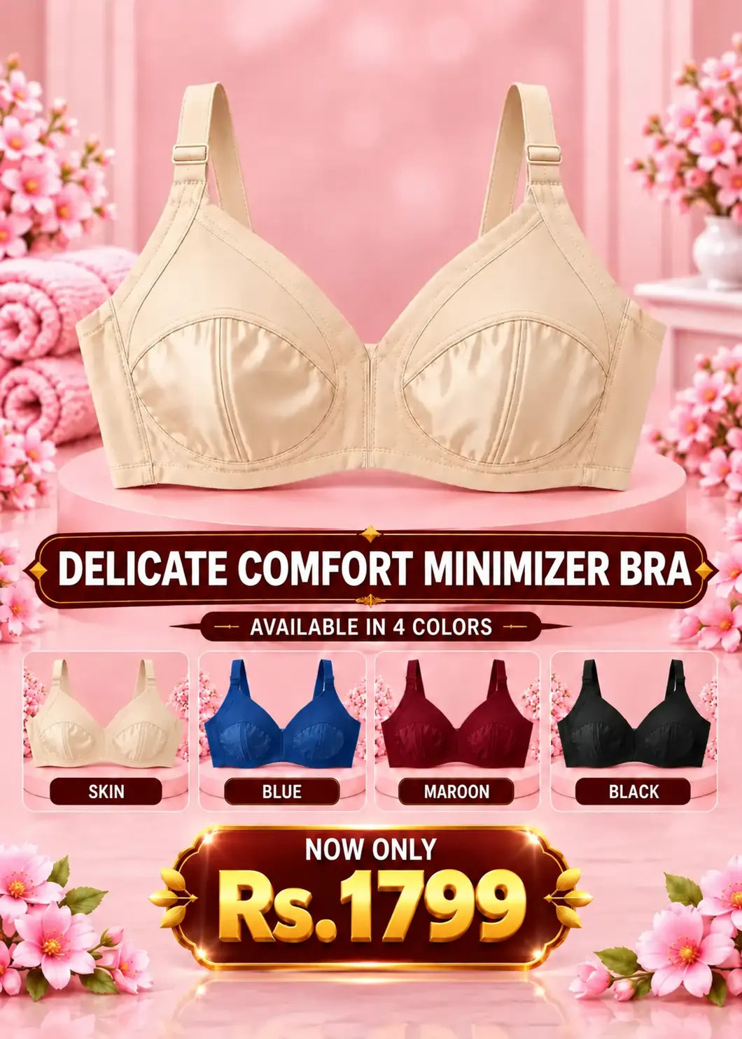 Delicate Comfort Minimizer Bra