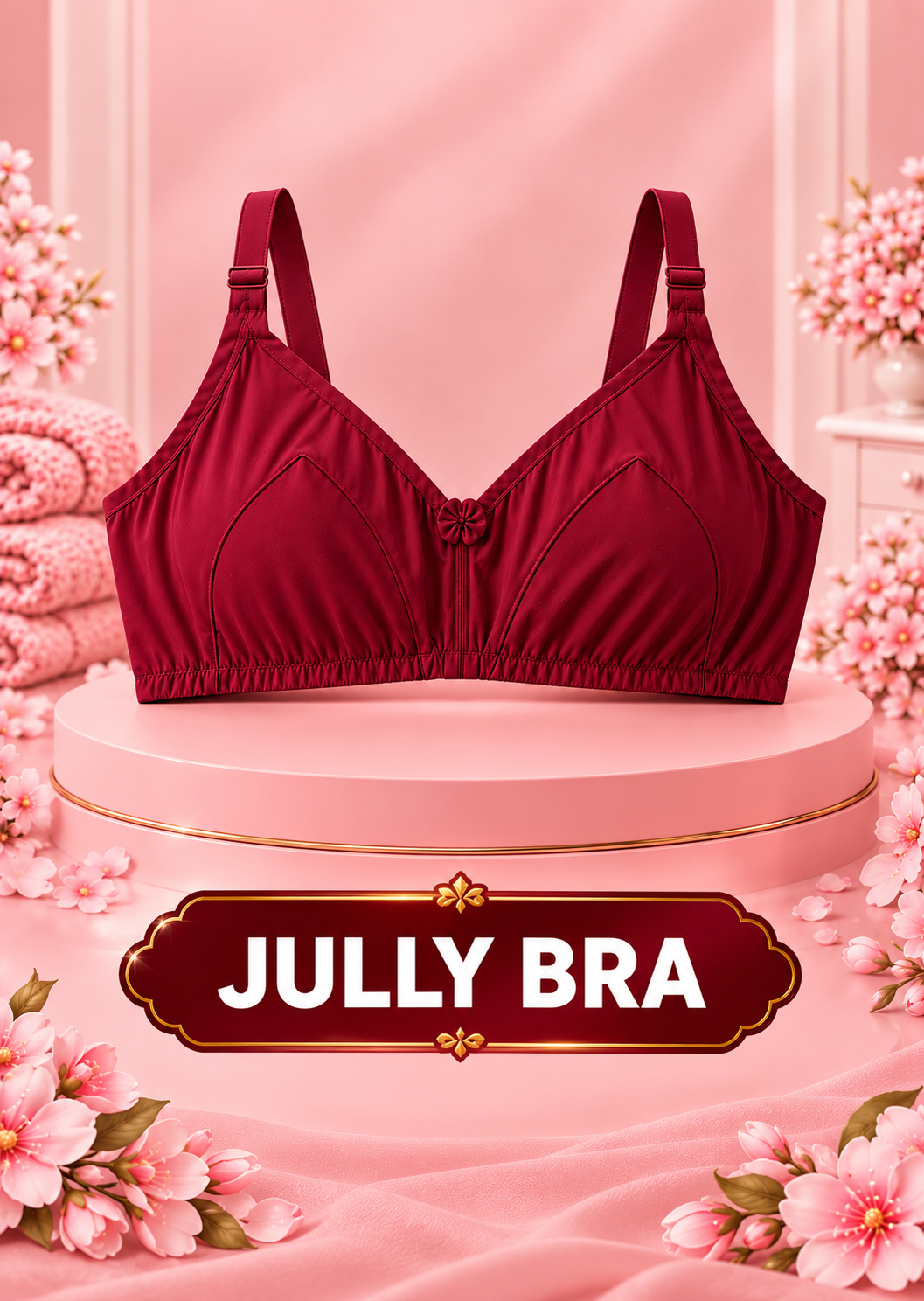 Jully Bra  Soft, Comfortable & Full Support Everyday Bra for Women