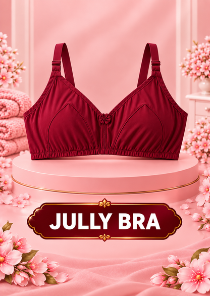 Jully Bra  Soft, Comfortable & Full Support Everyday Bra for Women