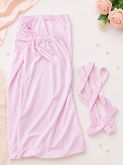 Pink Jersey Night Wear