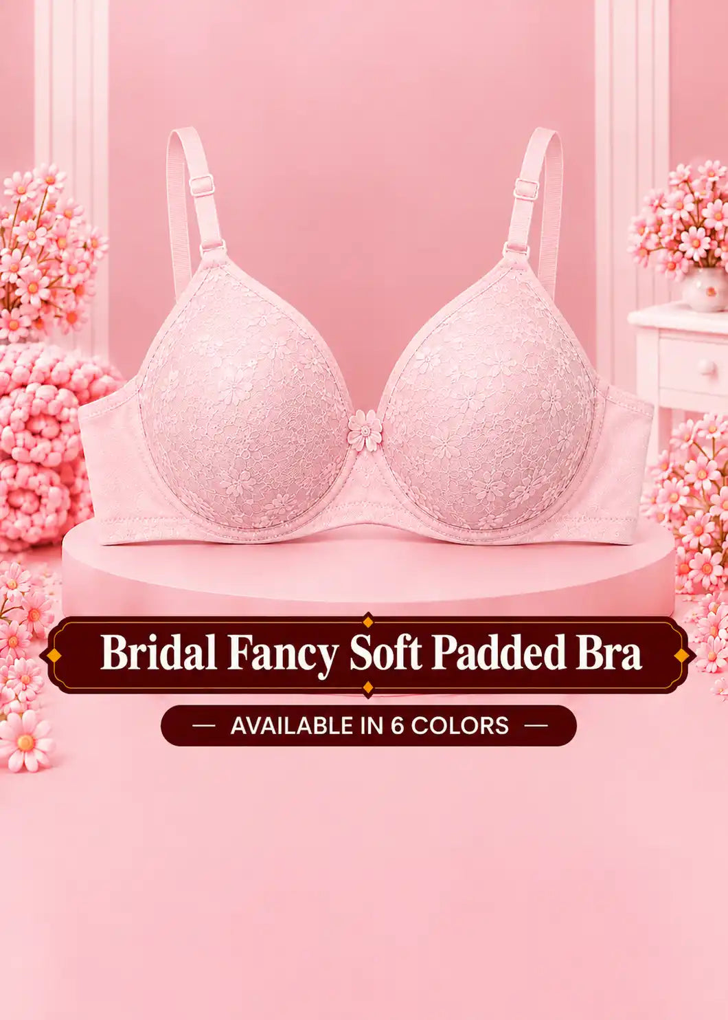 Bridal Fancy Soft Padded Bra