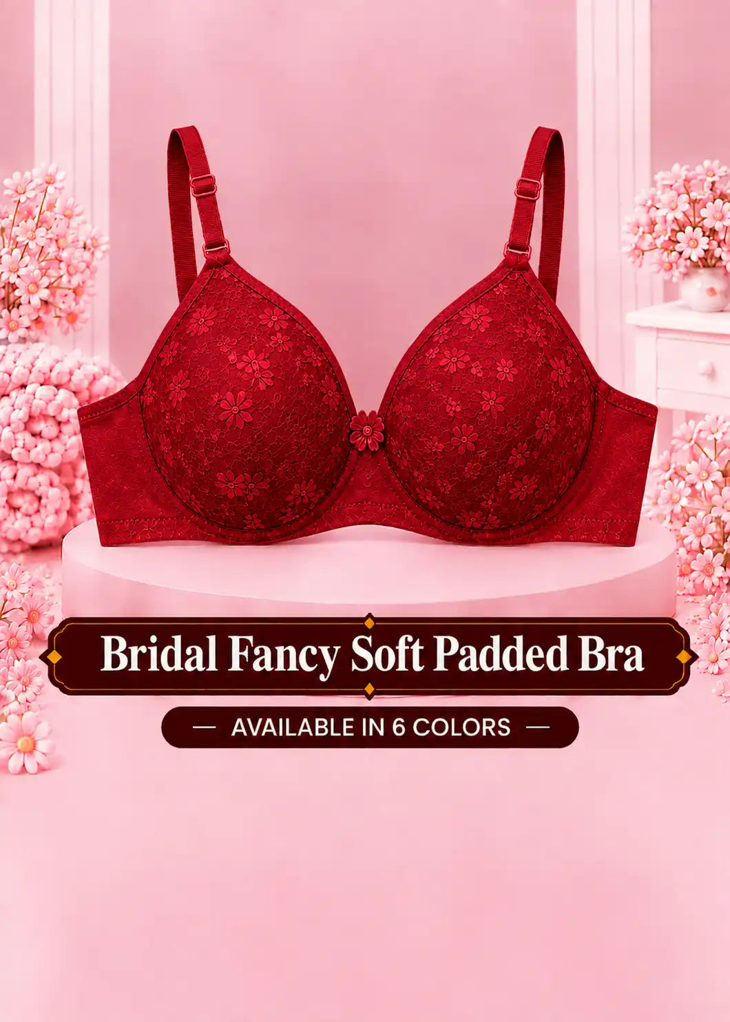 Bridal Fancy Soft Padded Bra
