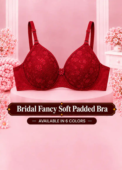 Bridal Fancy Soft Padded Bra