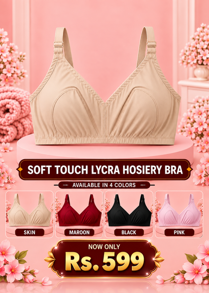 Soft Touch Lycra Hosiery Bra