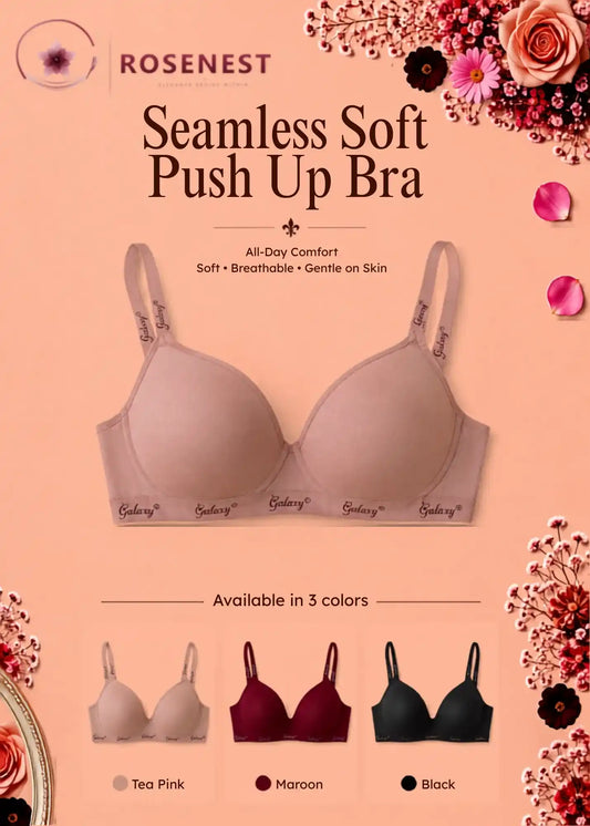 Seamless Soft Push Up Bra