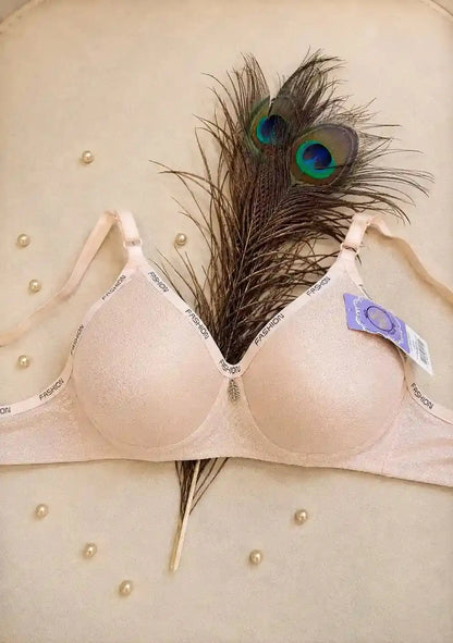 Fancy Jersey Push Up Bra / Padded