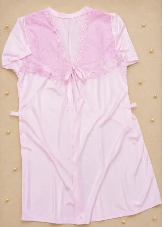 Pink Jersey Night Wear