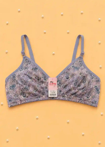 Printed Net Bra