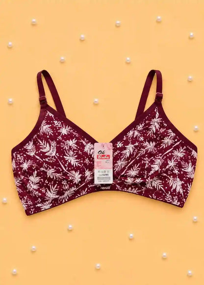 Printed Net Bra