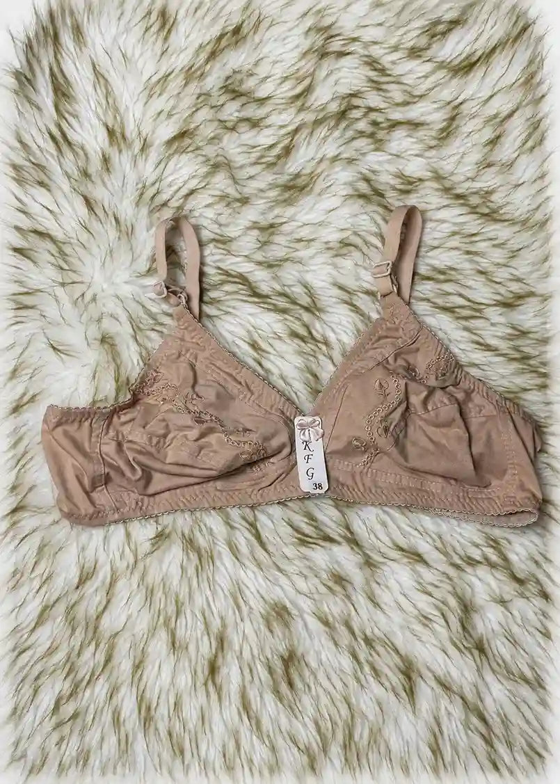 China Embroidered Full Coverage Comfort Bra for Women
