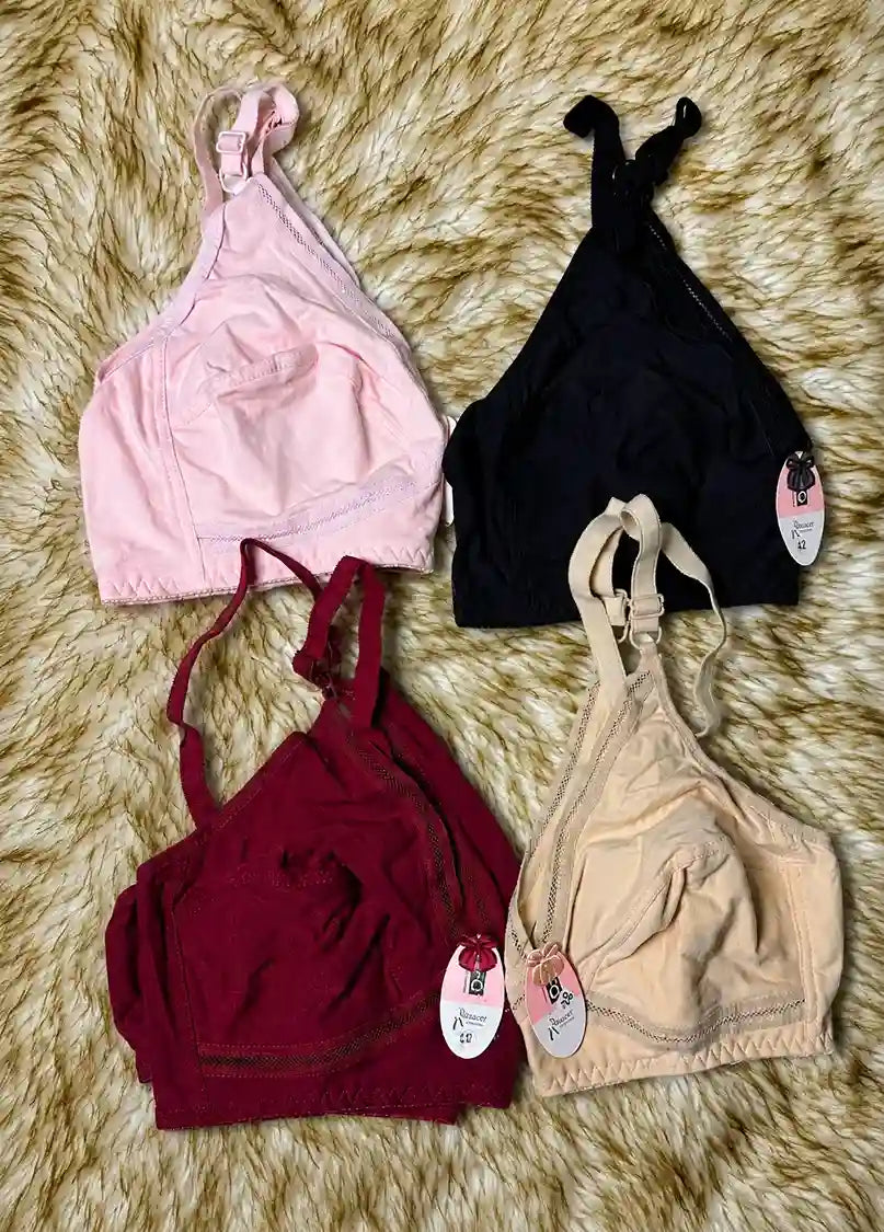 Summer Queen Soft Cotton Bra Pack of 4